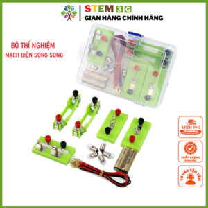 [STEM Vật lý] Bộ thí nghiệm mạch điện song song, thắp sáng bóng đèn