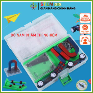Bộ đồ nam châm thí nghiệm từ tính. Dụng cụ khoa khọc giúp trẻ tìm hiểu khoa học, dành cho học sinh tiểu học.