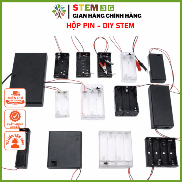 STEM3G-Hộp pin mô hình sản phẩm STEM-Bìa